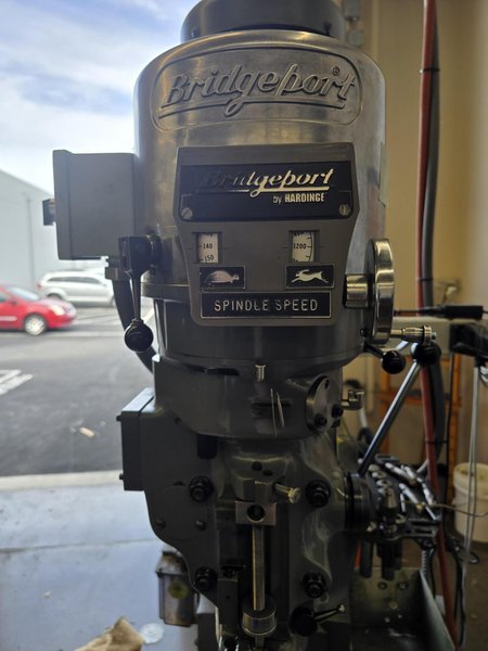 HARDINGE-BRIDGEPORT SERIES I Vertical Miller - 2HP, Newall DRO, Power Feeds, Kurt Vise