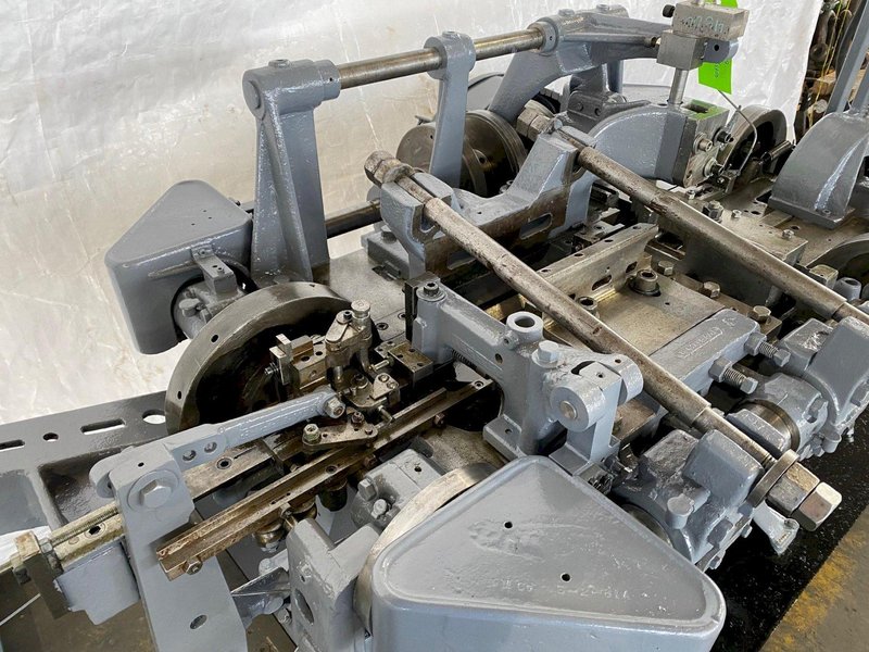 1/8" X 10" NILSON S-2-F 4 SLIDE WIRE MACHINE. STOCK # 0510919