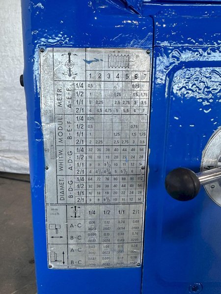 20" X 120" LANSING 20X120-T ENGINE LATHE. STOCK # 1158722