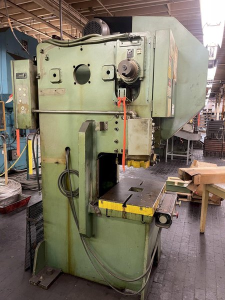 55 TON ROUSSELLE GAP FRAME SINGLE CRANK PRESS: STOCK #75358