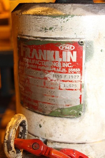 3 FRANKLIN HYDRAULIC PORTABLE PUNCHES WITH HYD UNIT: STOCK #65908