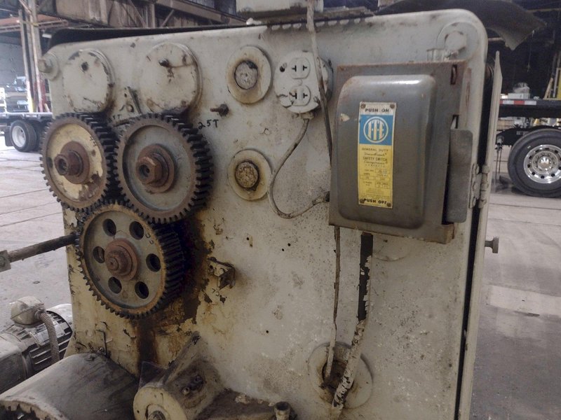.148" x 2.75" COIL O.D. TORRINGTON MODEL #W12 SPRING COILER / COIL MAKING MACHINE: STOCK #18730