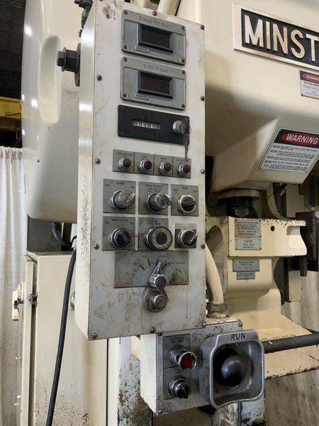 60 TON MINSTER MODEL 6 SS FIXED BASE GAP FRAME PRESS: STOCK #81620