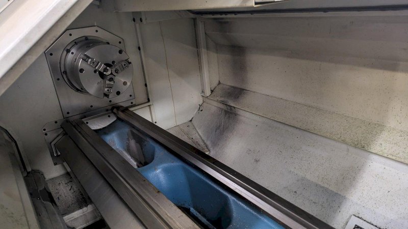 Romi 60" m20 CNC lathe 2005 with turret S#002-089905-404