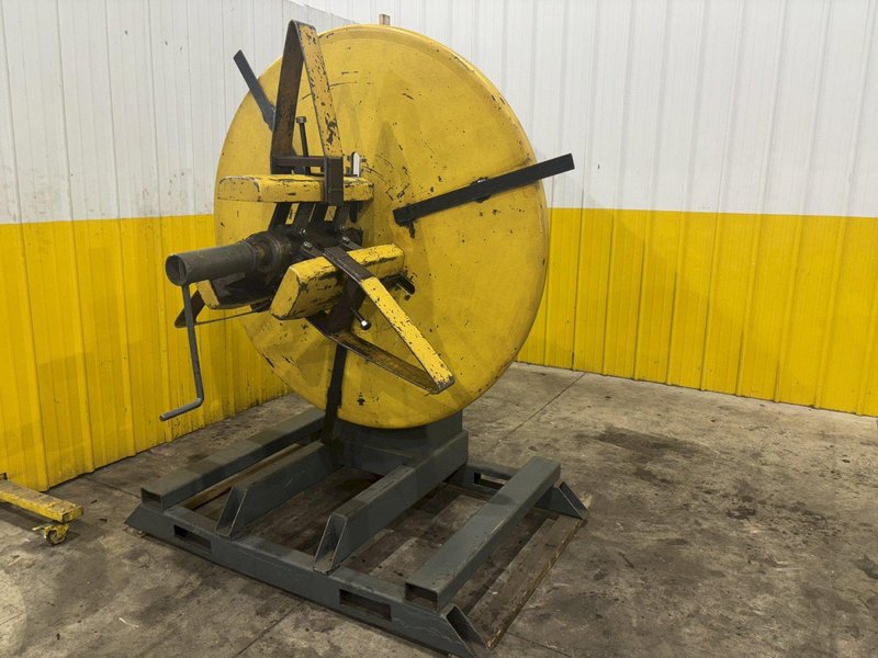 1,000 LBS X 20" AMERICAN STEEL LINE MODEL #60  PULL OFF COIL REEL UNCOILER: YOBRO #23895