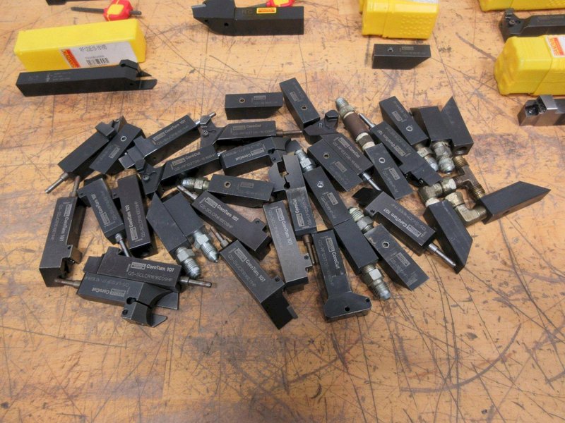 Sandvik Inserted 5/8" &amp; 3/4" Stick Turning Lathe Tools **Many New in Packages**- Auction Item
