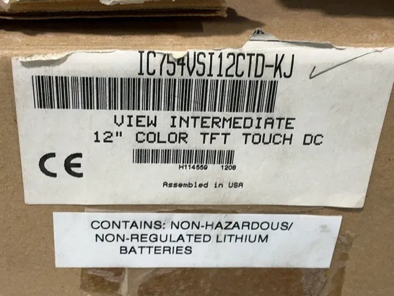 General Electric Quickpanel Operator Panel - Ic754vsi12ctd-kj