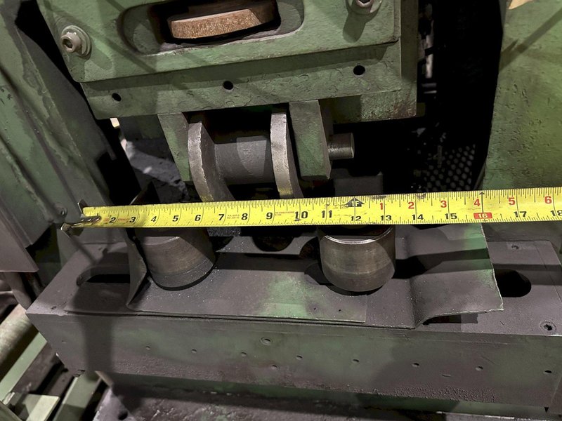 16" X 1" STEEL PLATE FRANKLIN FMI HYDRAULIC PUNCH &amp; SHEAR LINE: STOCK #23099