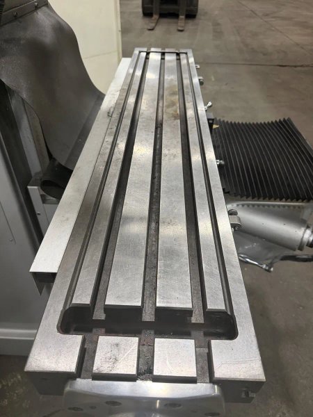 USED SHARP 10" X 54" HEAVY-DUTY KNEE MILL MODEL TMV-K-N WITH 3-AXIS READOUT
