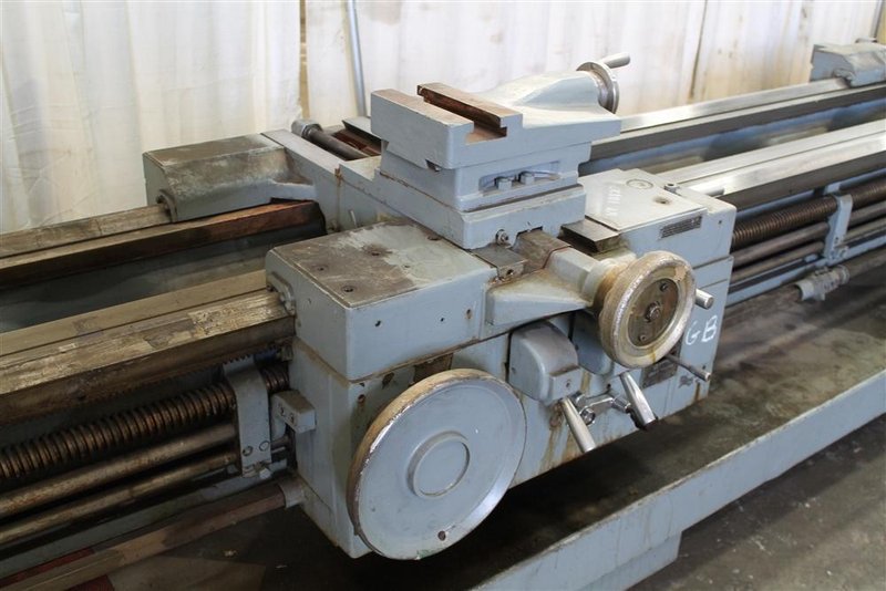 28" X 96" &amp; 240" LODGE &amp; SHIPLEY HOLLOW SPINDLE ENGINE LATHE: #61474