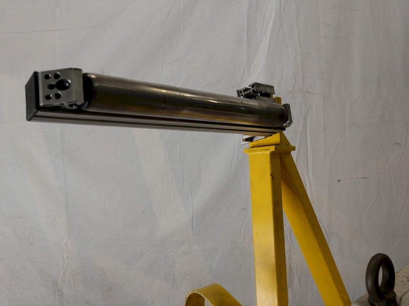 1,100 LB X 16" GSW MODEL #MHM0.5/1250SO SERVO MOTORIZED COIL REEL UNCOILER, NEW 1996: STOCK 12987