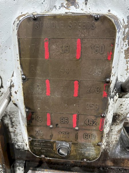 32" X 168" AMERICAN PACEMAKER HEAVY DUTY ENGINE LATHE, 3" HOLE: STOCK #20075
