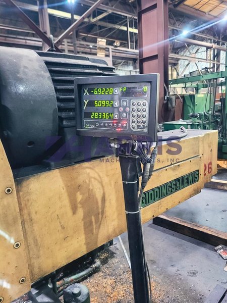 5" Giddings &amp; Lewis Table Type Horizontal Boring Mill