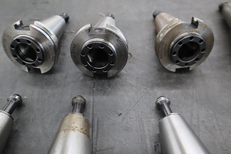 CT40 Taper Tool Holders: (3) Er2 Collet Holders, (2) Shell Mill Drivers, (5) End Mill Holders- Auction Item