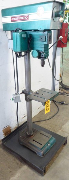 15" Powermatic Floor Model Drill 1150,  330-3075 RPM, 3/4 HP, Parts Machine