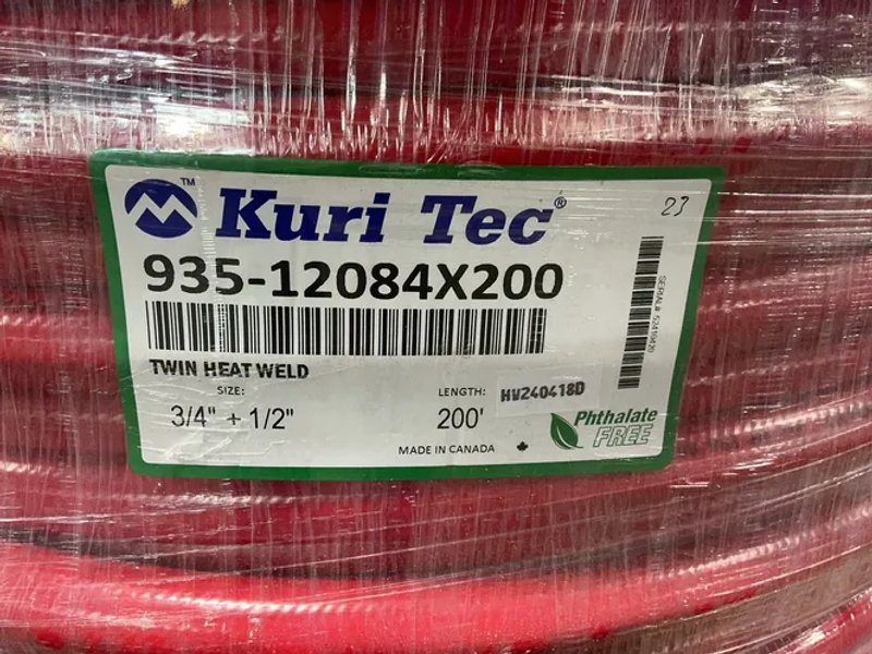 Kuri Tec 3/4” X 1/2” Red Air Hoses - 935-1208x200