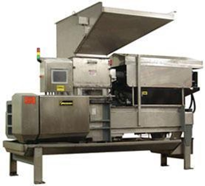 30" X 30" HARMONY ENTERPRISES MODEL #PERFSSHB24 STAINLESS STEEL EXTRACT PLUS HORIZONTAL BALER &amp; PERFERATOR, FOR ALUMINUM CAN &amp; BOTTLES LIQUID EXTRACTION: YOBRO #25023