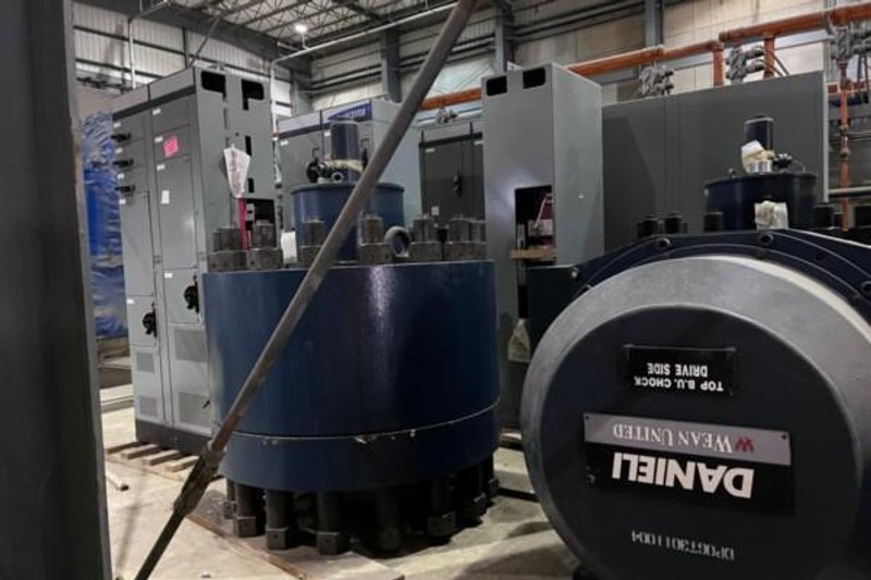 64" (1625mm) 4HI Mesta/Danieli Hot Plate Reversing Mill, Completely Rebuilt
by Danieli in 2010, Never Installed