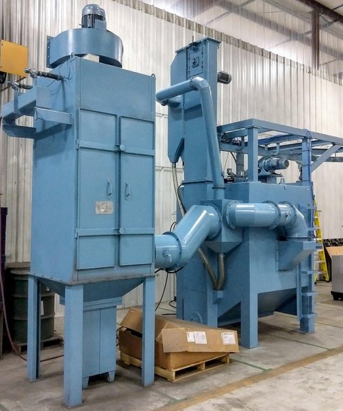New Automatic "Y" Spinner Hanger Shot Blast Machine