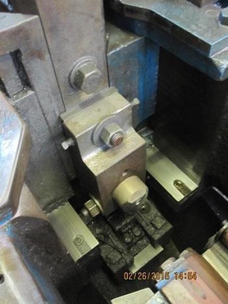 5/16" WATERBURY-FARREL Mdl# 11 ODDS HAND FEED OPEN DIE SGL STROKE RE HEADER