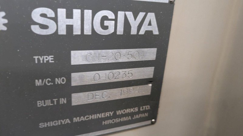 Shigiya gu-20 50a 1994 OD grinder with glass scales, digital readout
