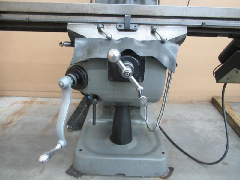 Bridgeport Series I-2HP Vertical Knee Mill, Sony Millman 2-Axis DRO, 9"x 48" Table, X-Axis Power Feed, Power Quill Feed, Chrome Ways- Auction Item