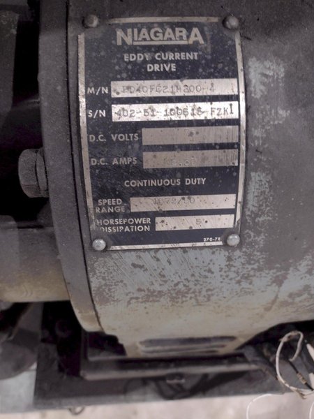 22 TON NIAGARA MODEL M22 OBI PUNCH PRESS, 2.5" STROKE: STOCK #20729