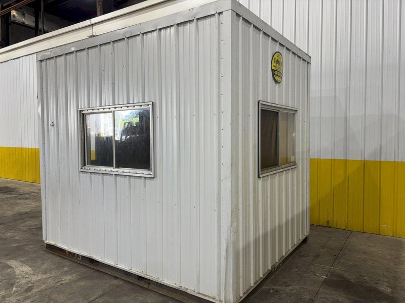 8' X 10' X 8'6" SOMMERS MOBILE LEASING MODEL N MOBILE OFFICE CONTAINER: YOBRO #23815