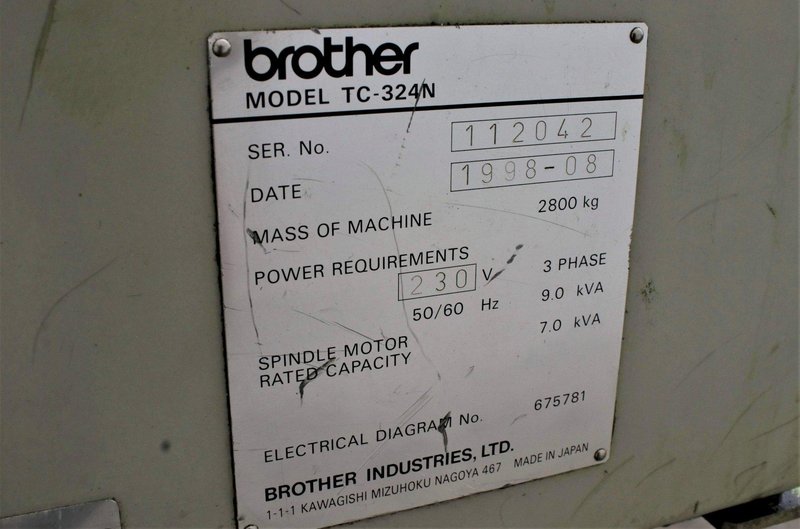 Brother TC-324 Drilling &amp; Tapping Machine