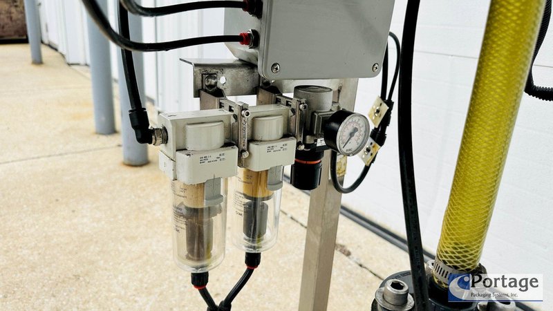 Inline Filling Systems  | Six-Headed Semi-Automatic  |  Overflow Filler