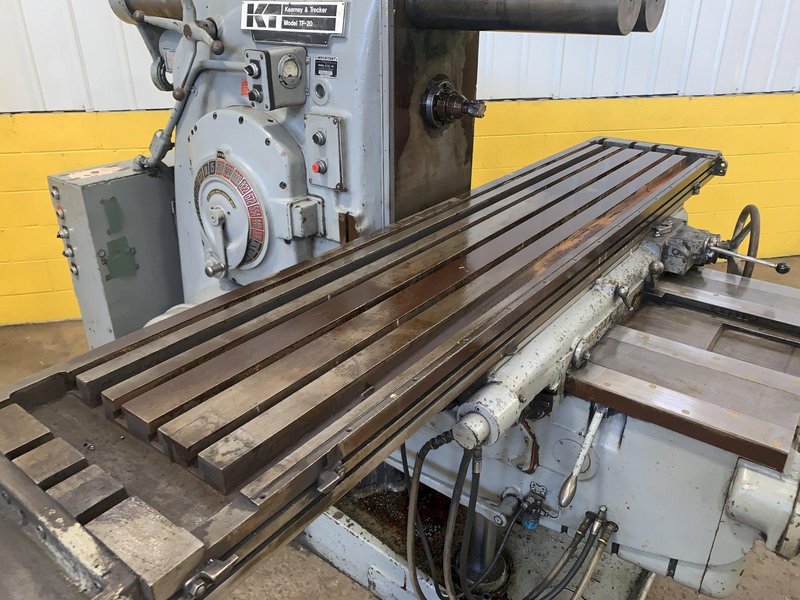 50 HP KEARNEY &amp; TRECKER MODEL #550TF-20 HORIZONTAL MILL : STOCK #12200
