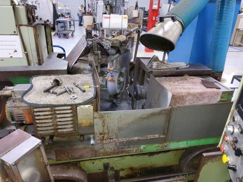 OKUMA MODEL #GA-34N CNC CYLINDRICAL GRINDER W/ TOOLING, MIST COLLECTOR &amp; FILTER: YOBRO #26469