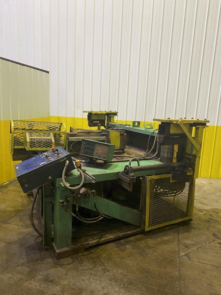 100 TON HYDRAULIC CAMBERING PRESS / POWERED SWEEP BENDER: STOCK #15860