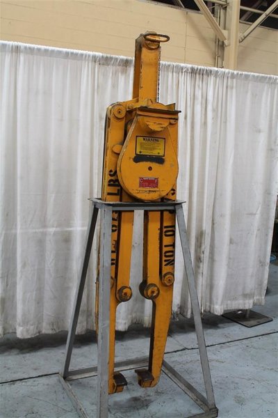10 TON C &amp; F MOTORIZED COIL LIFTER : STOCK #61534