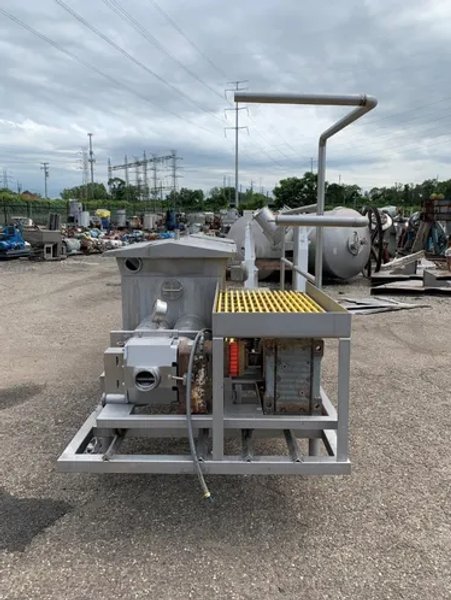 Apv 10" 10" Apv Discharge Screw Conveyor, S/s, 20 Hp