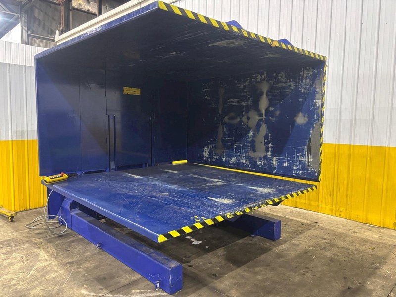 3750 LBS x 96" X 96" PREMIER MODEL #FS-WIDEBODY HYDRAULIC CLAMP &amp; ROTATE PALLET FLIPPER: YOBRO #24597