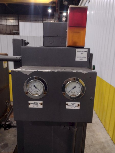 24" HURRICANE MODEL 250 2 STAGE ROTARY DRUM ELECTRIC HEAT STAINLESS STEEL PARTS WASHER: STOCK #13539