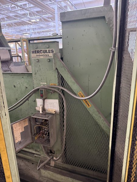 4000 LBS x 48" x 48" HERCULES IND MODEL HI-635 POWERED TILT DUMP HOPPER: YOBRO #26368