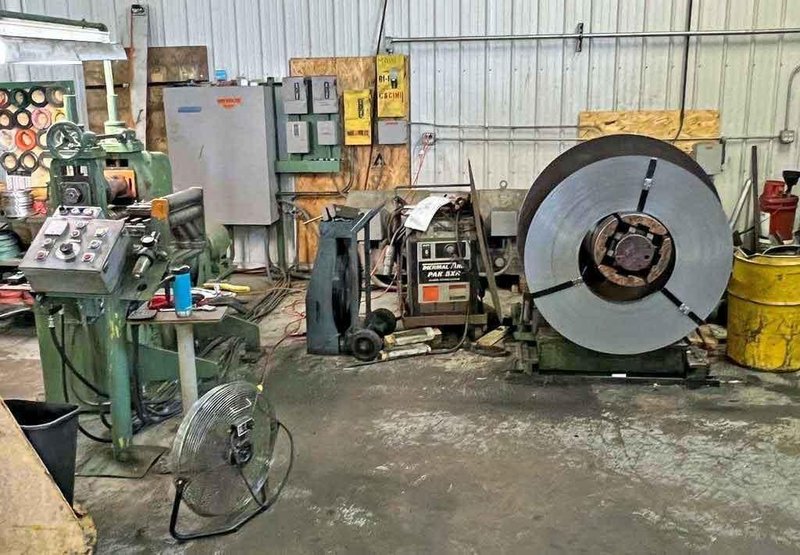 12" x 4.00" x 6,000# Yoder Slitting Line STOCK#3224