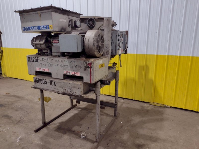 25 HP DEMARCO MODEL #MK25E "MAX-VAC" PORTABLE INDUSTRIAL VACUUM SYSTEM: STOCK #19578