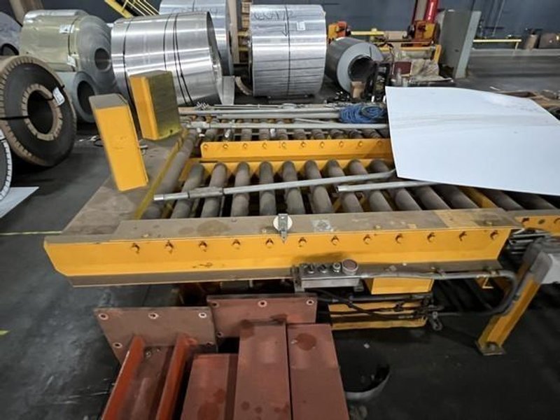 72" x 10,000 LB Banding Line With 5 Ton Monorail System STOCK #3044