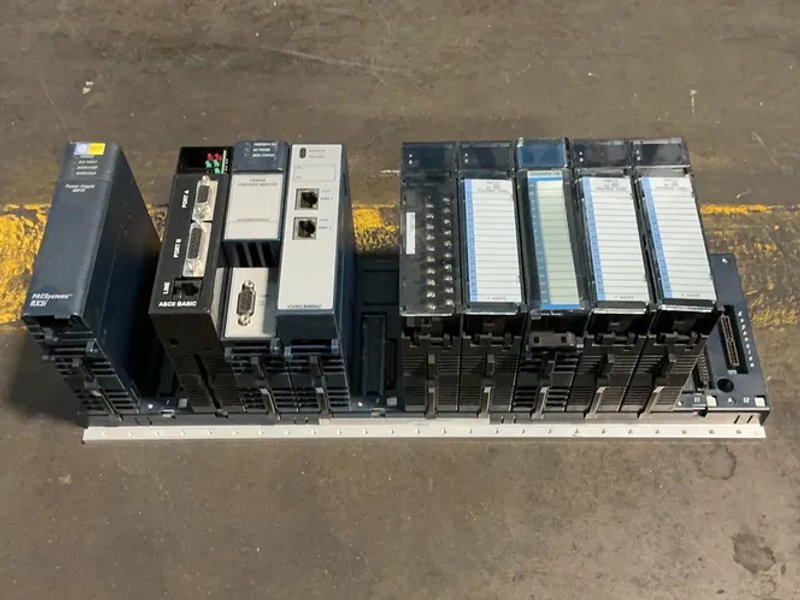 General Electric Rx3i 12 Slot Backplane W/modules - Ic695chs012-ca