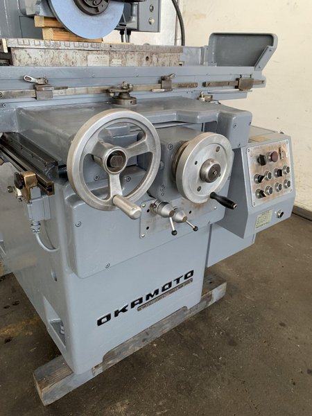 12" X 24" OKAMOTO ACCUGAR 124N HYDRAULIC SURFACE GRINDER. STOCK # 0743822.