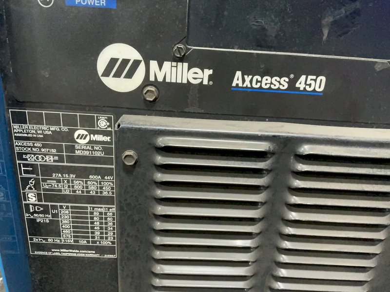 Miller  600 A Welder  - Axcess 450
