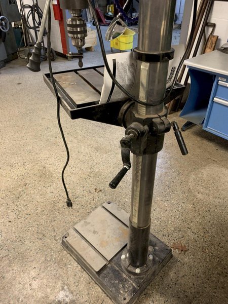 20" Central Machinery 12 Speed Production Floor Model Drill Press