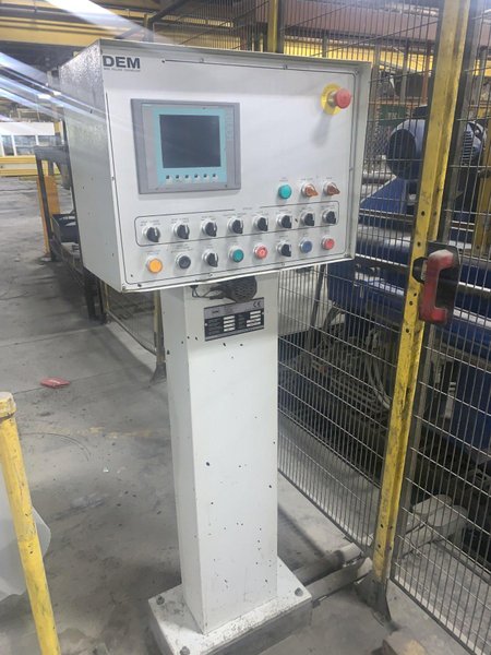 .512" X 12" X 4 STAND DEM WIRE FLATENING ROLLING MILL LINE, YEAR 2017: STOCK #13898