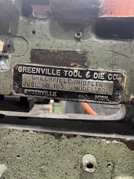 11" X 12 GA. GREENVILLE NIBBLER:  STOCK #14284