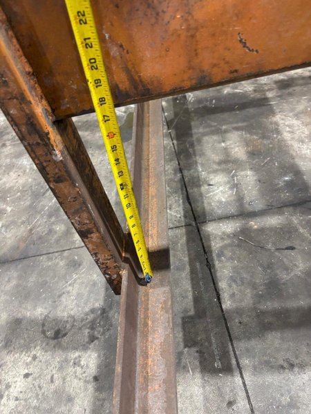 20,000 LBS X 56" WIDE BUSHMAN MODEL 5500 CRANE MOUNT SHEET LIFTER: YOBRO #24467
