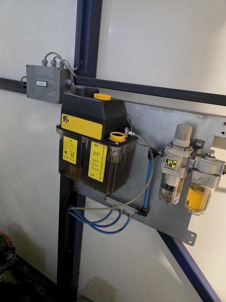2022 Kenan/Palmer automatic grinding cell
Model CK1250 automatic grinder
5 axis CNC
14” x 1 ¼” diamond grinding wheel
o.63 x 6’ diamond coated deburring tool
Fanuc series CNC controls
Fanuc and Yazkawa HSD spindle drives
One Fanuc spindle 7.5KW/10 hp 12,000 RPM
One Fanuc spindle 7.2 KW/9.6 hp 1000-24000 RPM
Workpiece dimensions 49” x 35.6” high
Castings up to 2500#
Moveable controls panel
Two side access doors and front opening access
Manually adjustable tailstock 
360 degree casting stand and R to L movement
360 volt 60 hz 3 Ph
Approx. 24,000#
