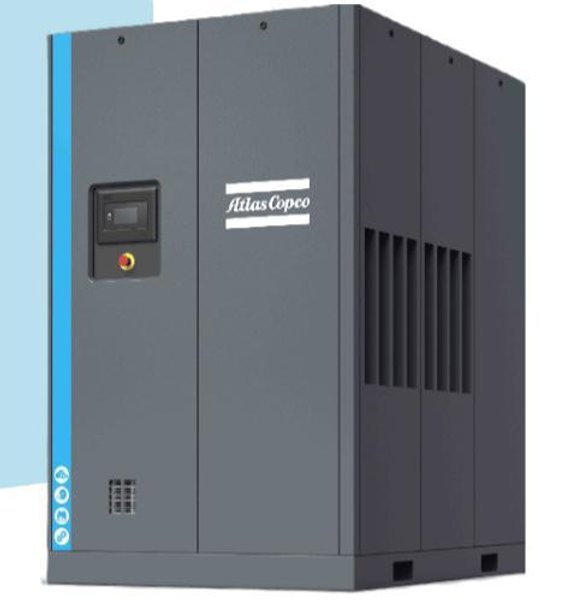 100 HP Atlas Copco GA75 Oil-Injected Rotary Screw Compressor, – 460V, 125 PSI, Unused!